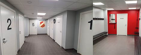 Nya snygga, trygga och fräscha omklädningsrum invigda!