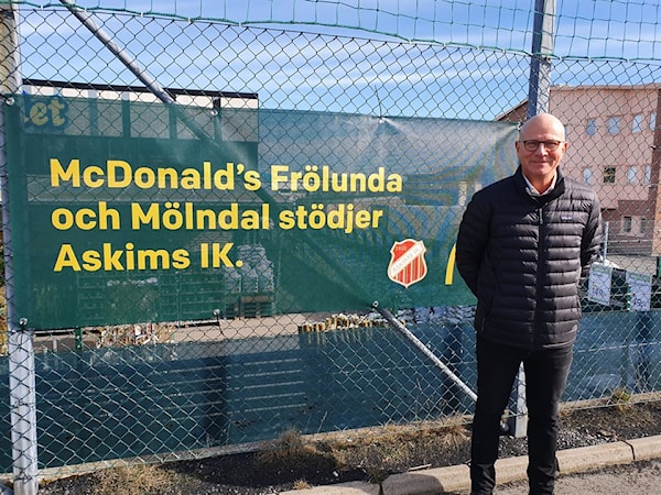 McDonalds nygammal sponsor till Askims IK