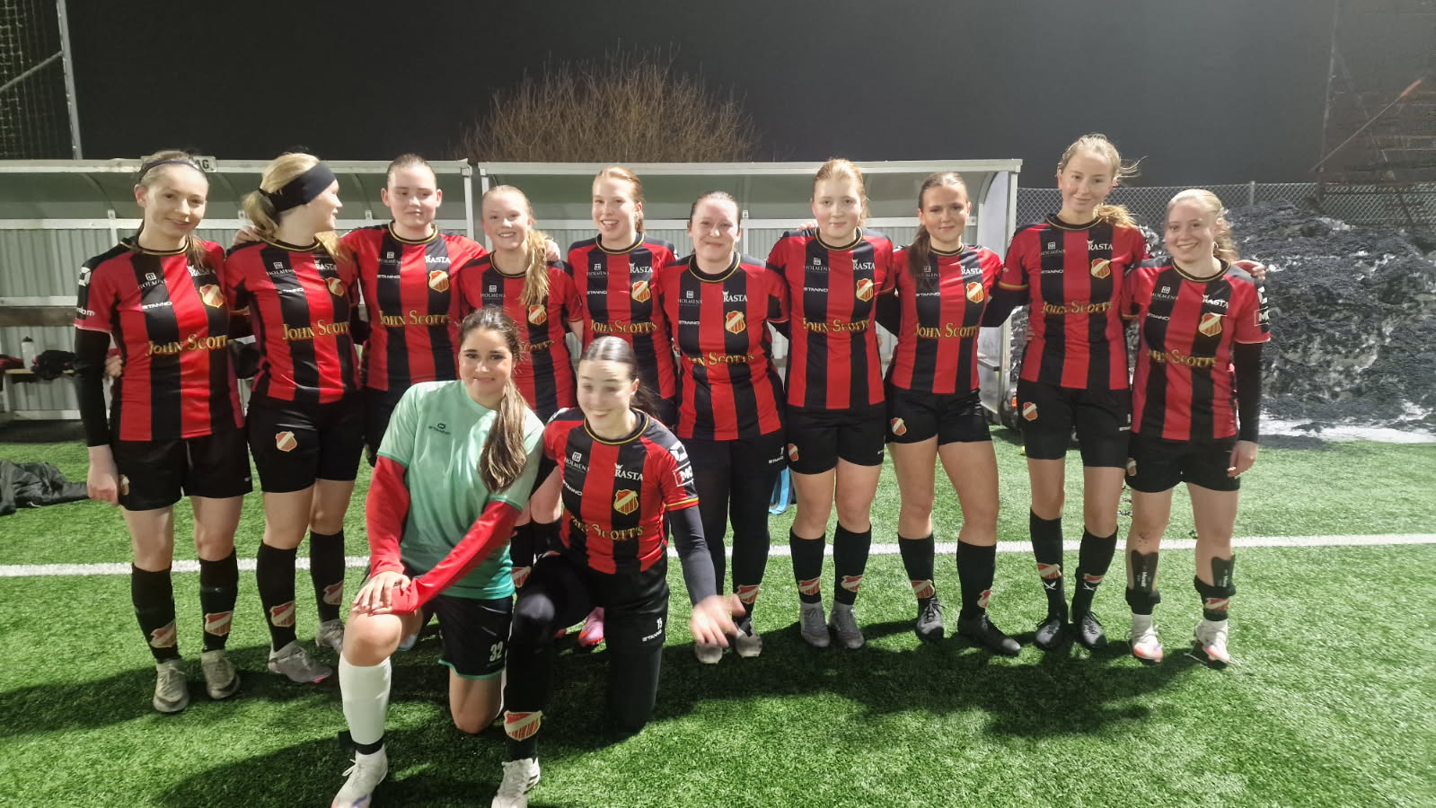 Klar seger i årets första träningsmatch