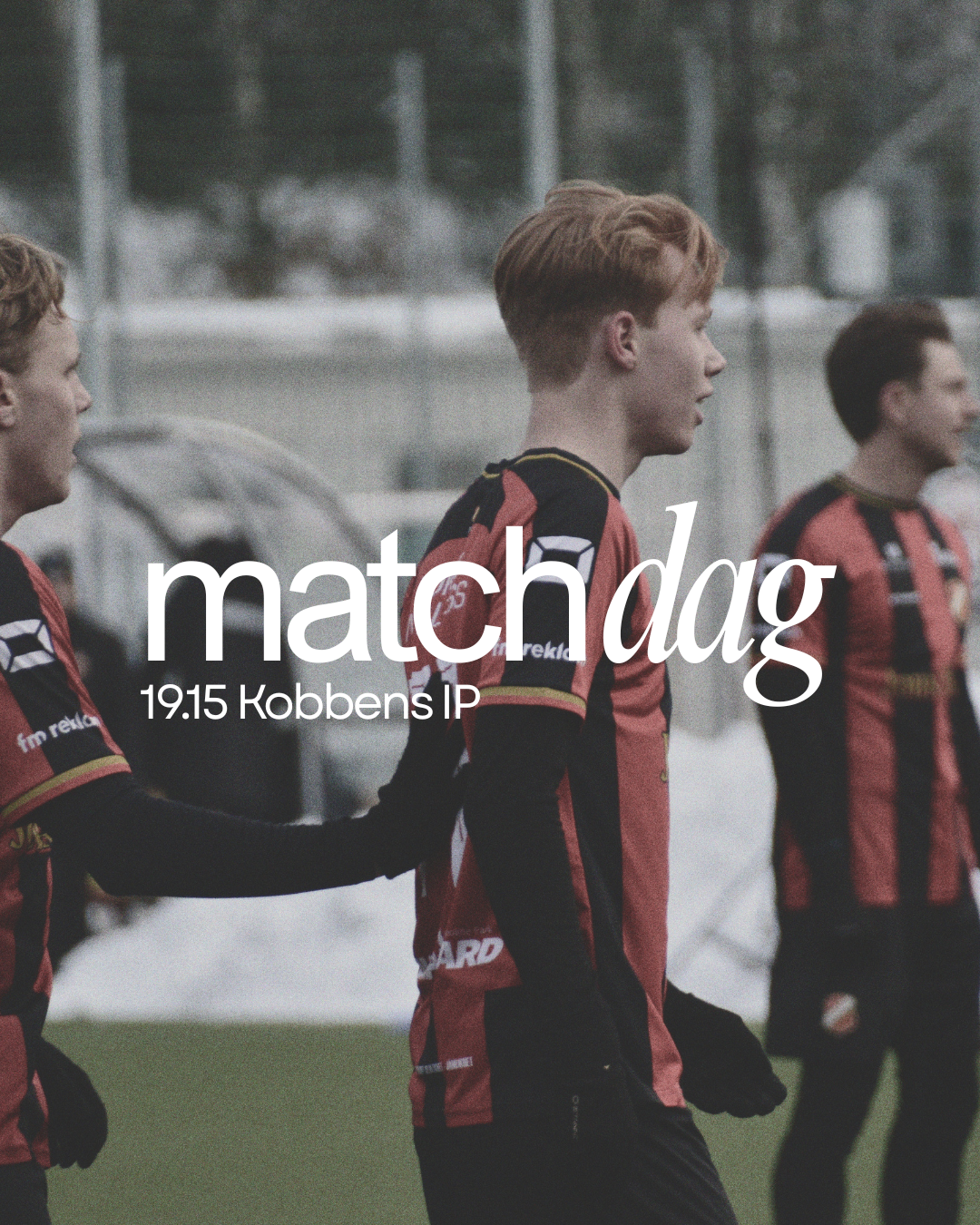 Hemmapremiär för herrseniorerna på Kobbens IP!